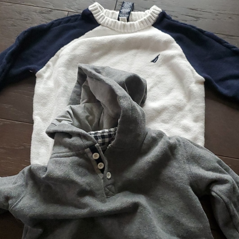 2 boys sweaters